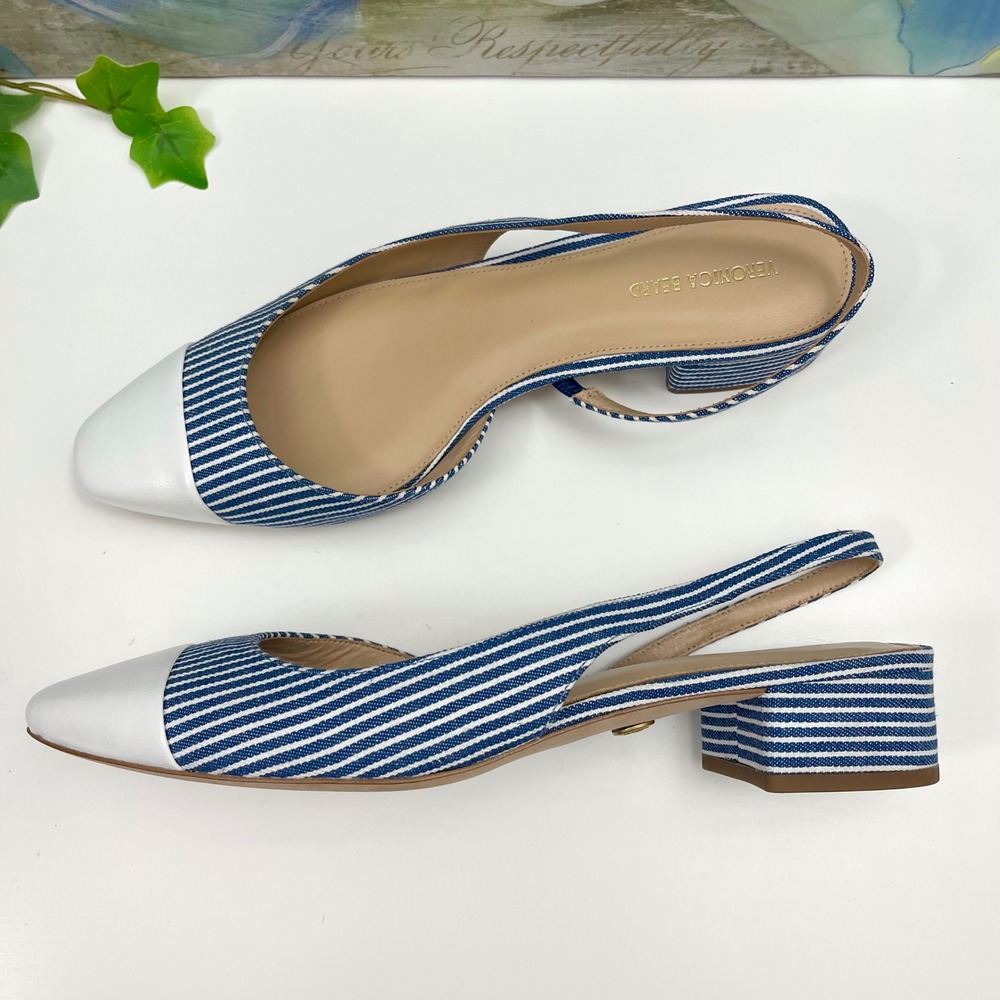 Veronica Beard Women's Cecile‎ Slingback Pumps Size 9 - Picture 6 of 11